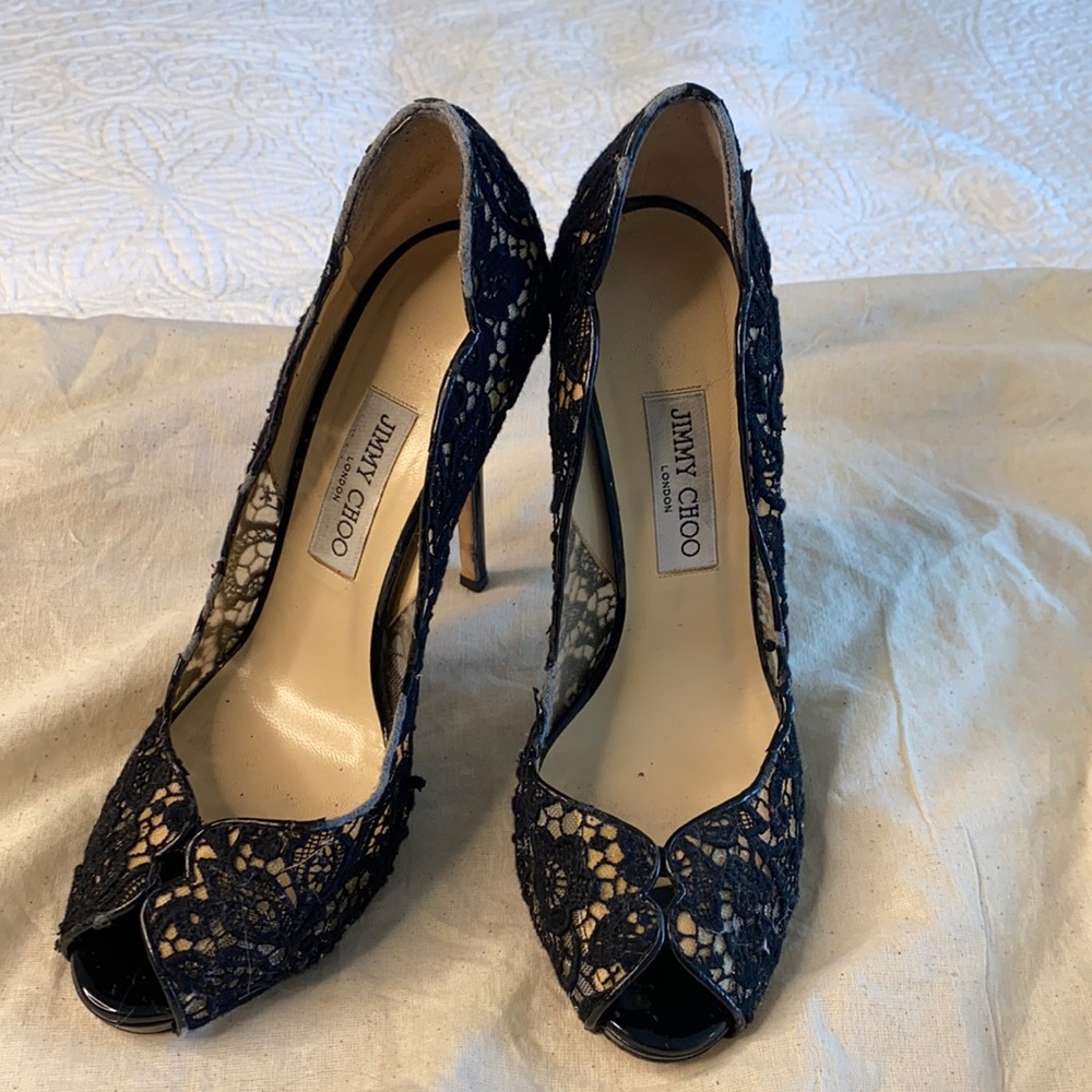 Gorgeous lace detail Jimmy Choo shoes size 40
